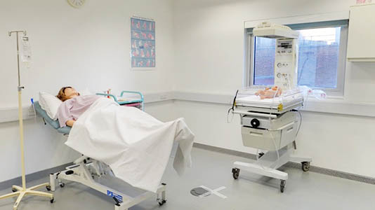 Take a tour of the real-time labour ward
