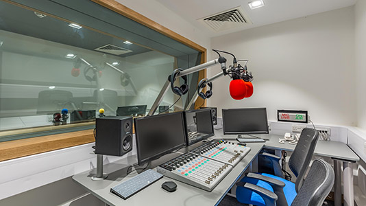 Inside the Radio Studio