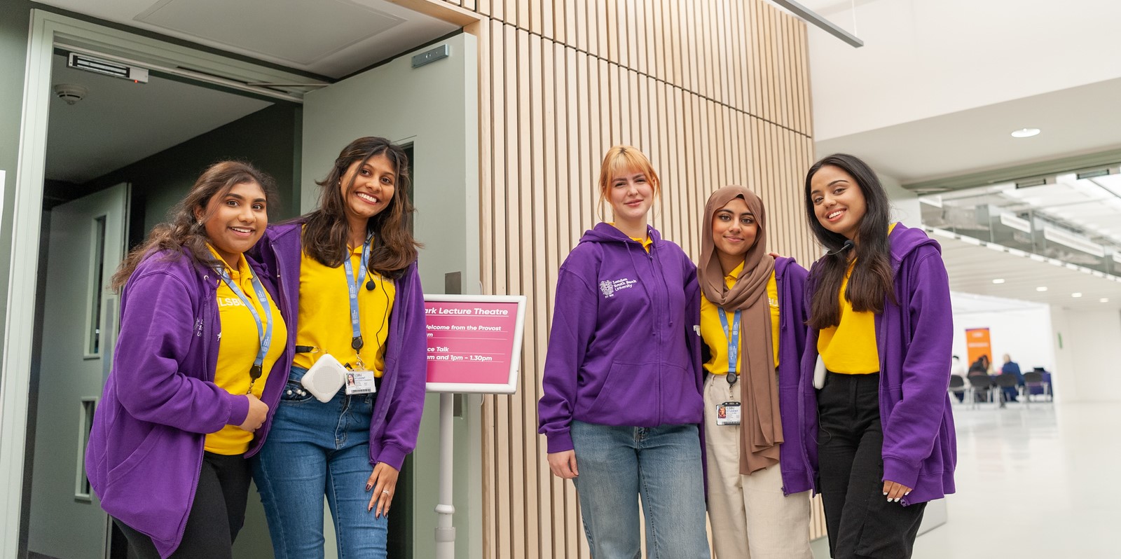 Rise with LSBU LSBU active student smiling