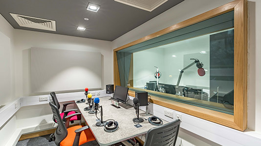 Inside the Radio Studio