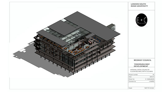 Sustainable apartment block and office space