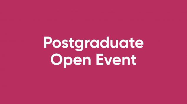 Postgraduate events programme