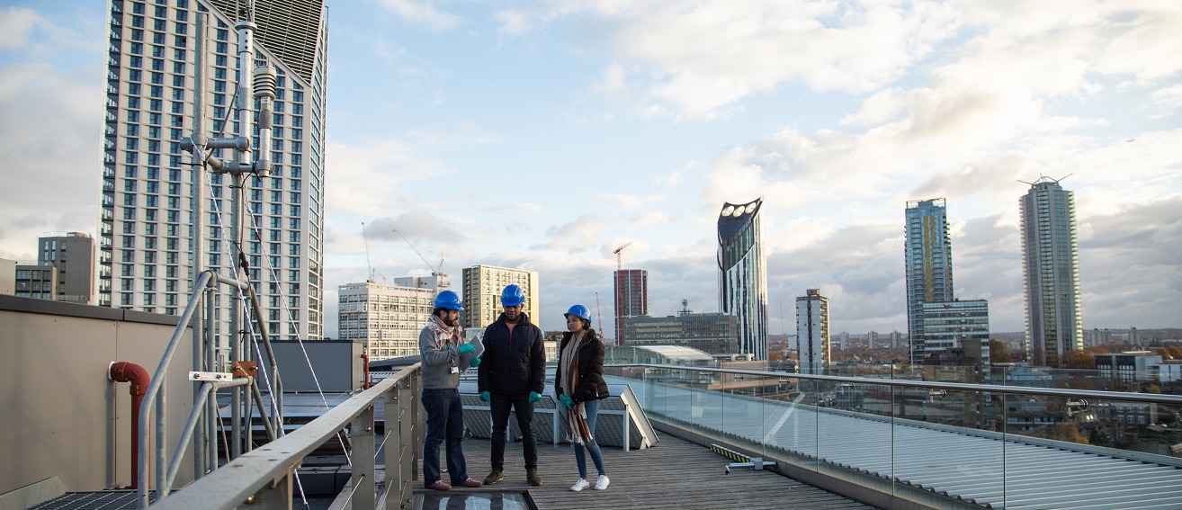 rooftop students