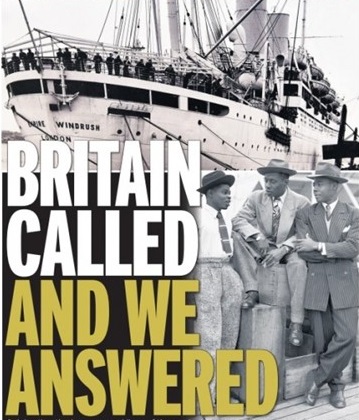 Britain called and We Answered words on image