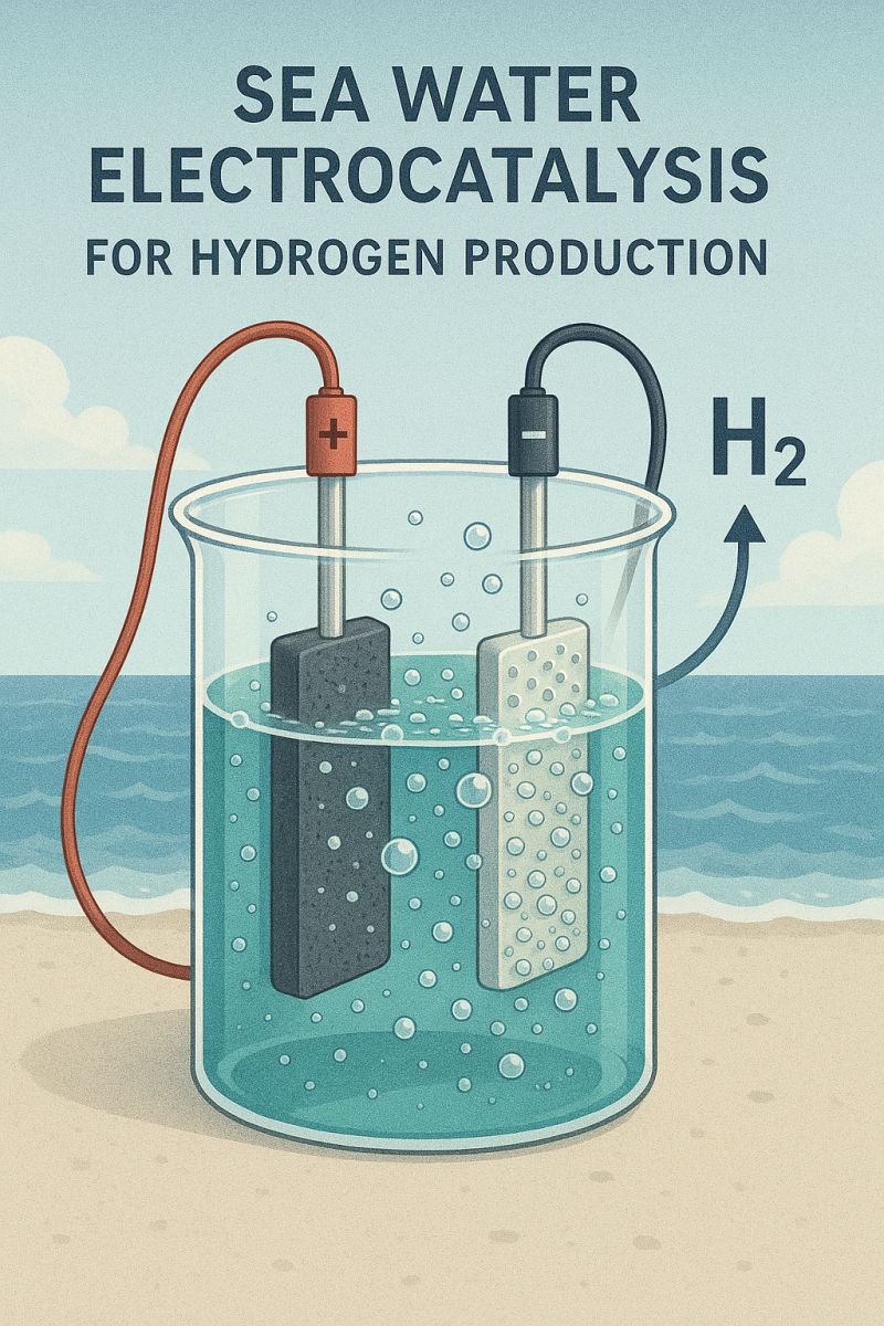 Sea water to h2