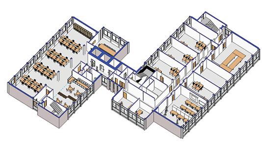 floor plan model