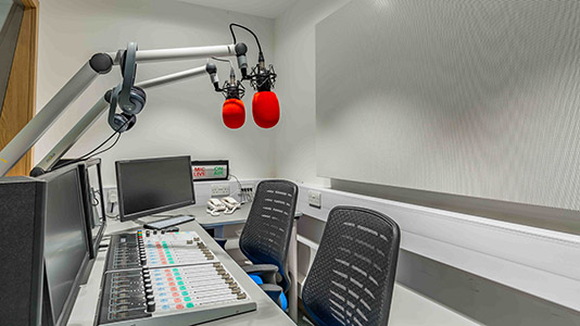 Inside the Radio Studio