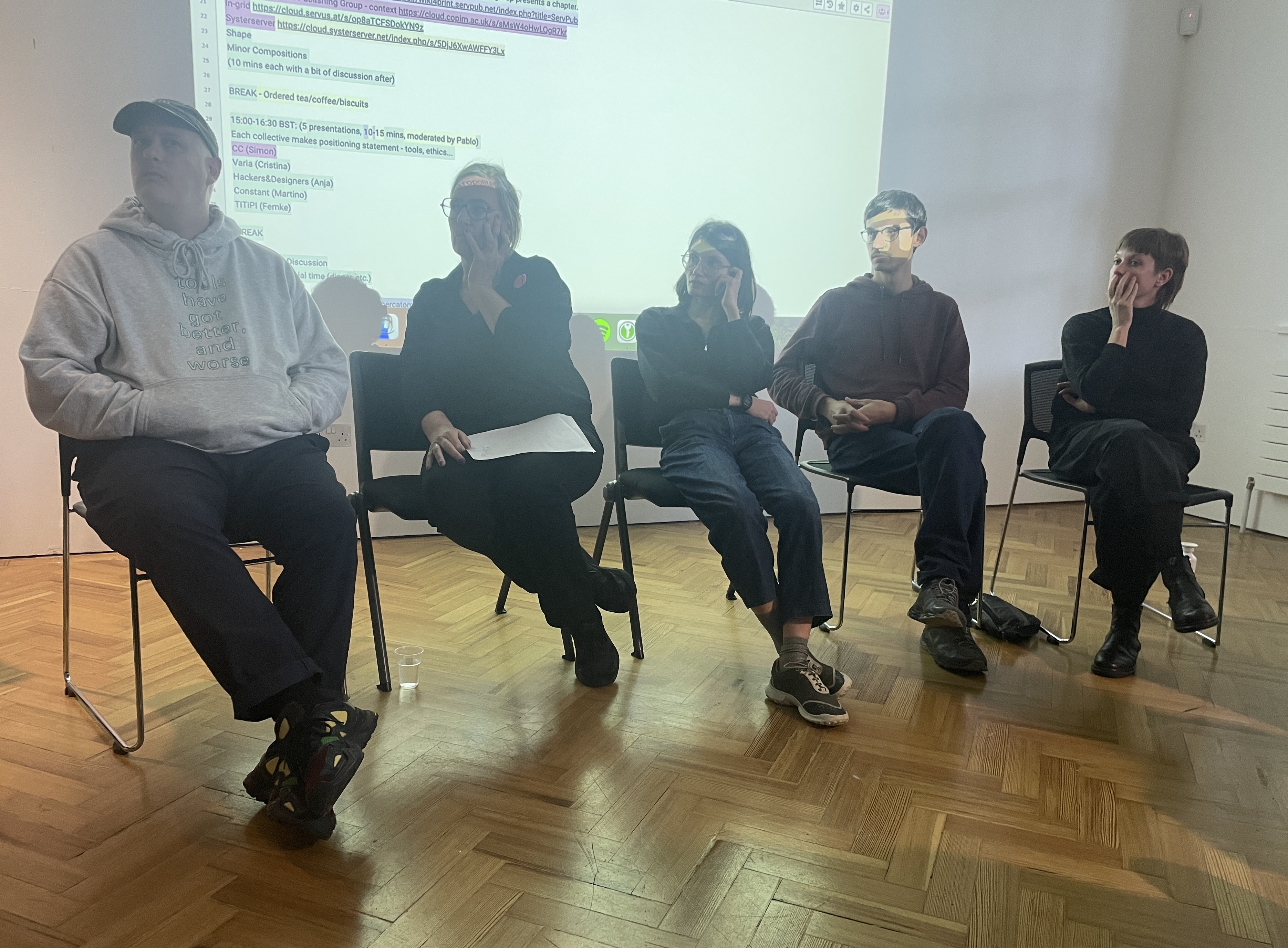 ImageFinal panel at Collective Infrastructures for Publishing, symposium