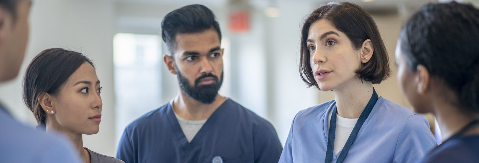 Diverse nurses banner image