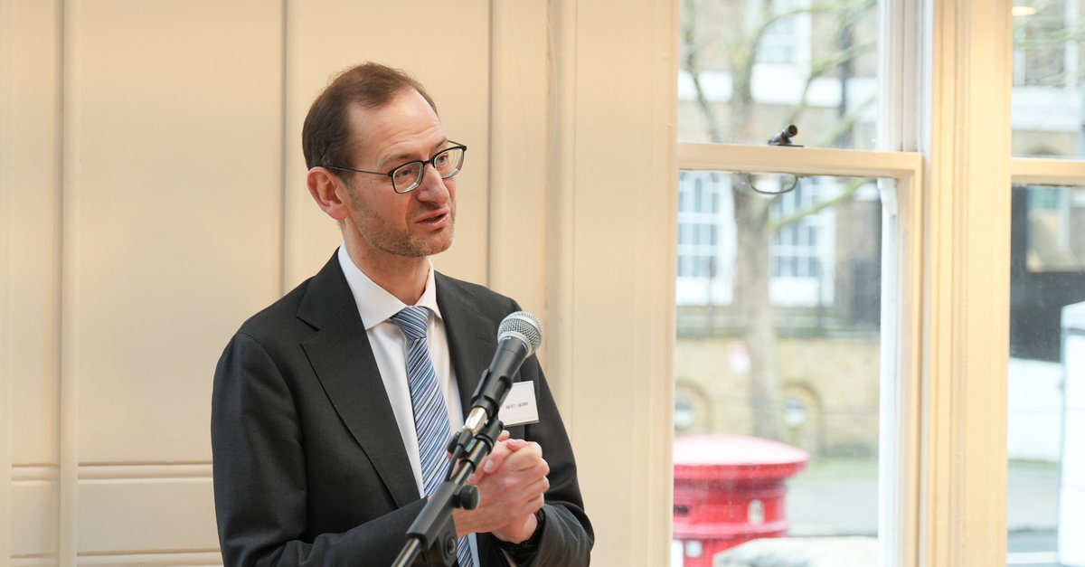 Paul Kett giving a speech