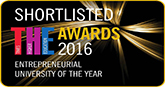 Shortlisted for THE Entrepreneurial University of the Year 2016