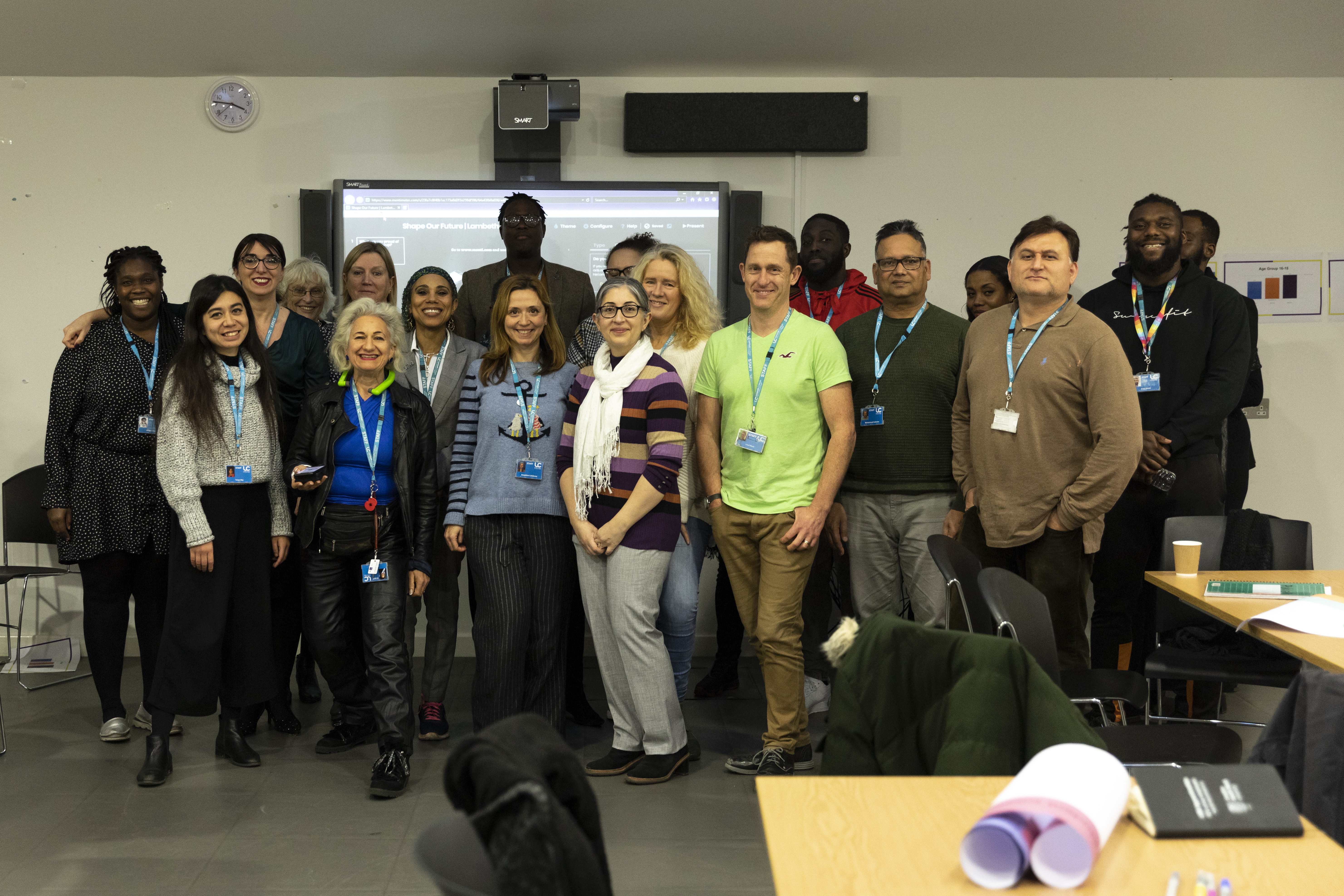 group of LSBU staff