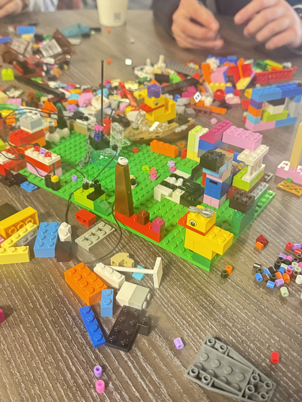 Lego on table