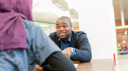 mentor offering support