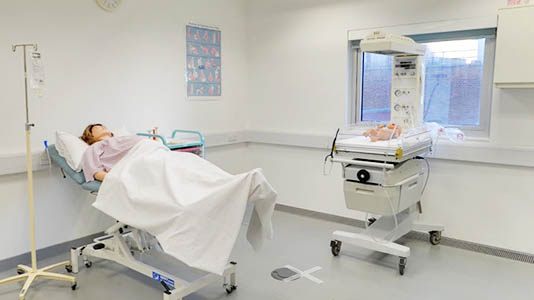 Take a tour of the real-time labour ward