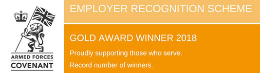 Armed Forces Covenant Employer Recognition Scheme Silver Award