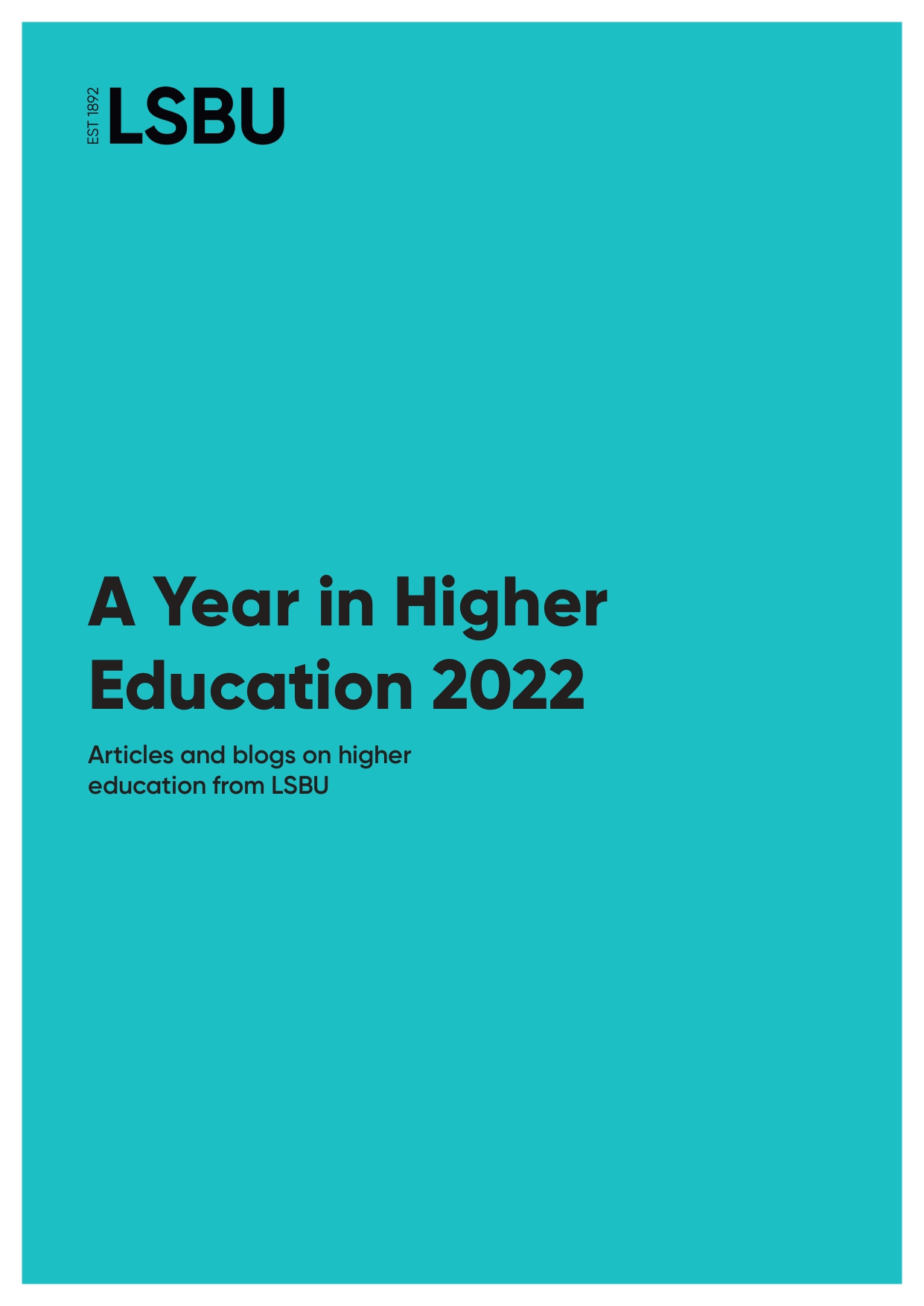 A Year in Higher Education booklet