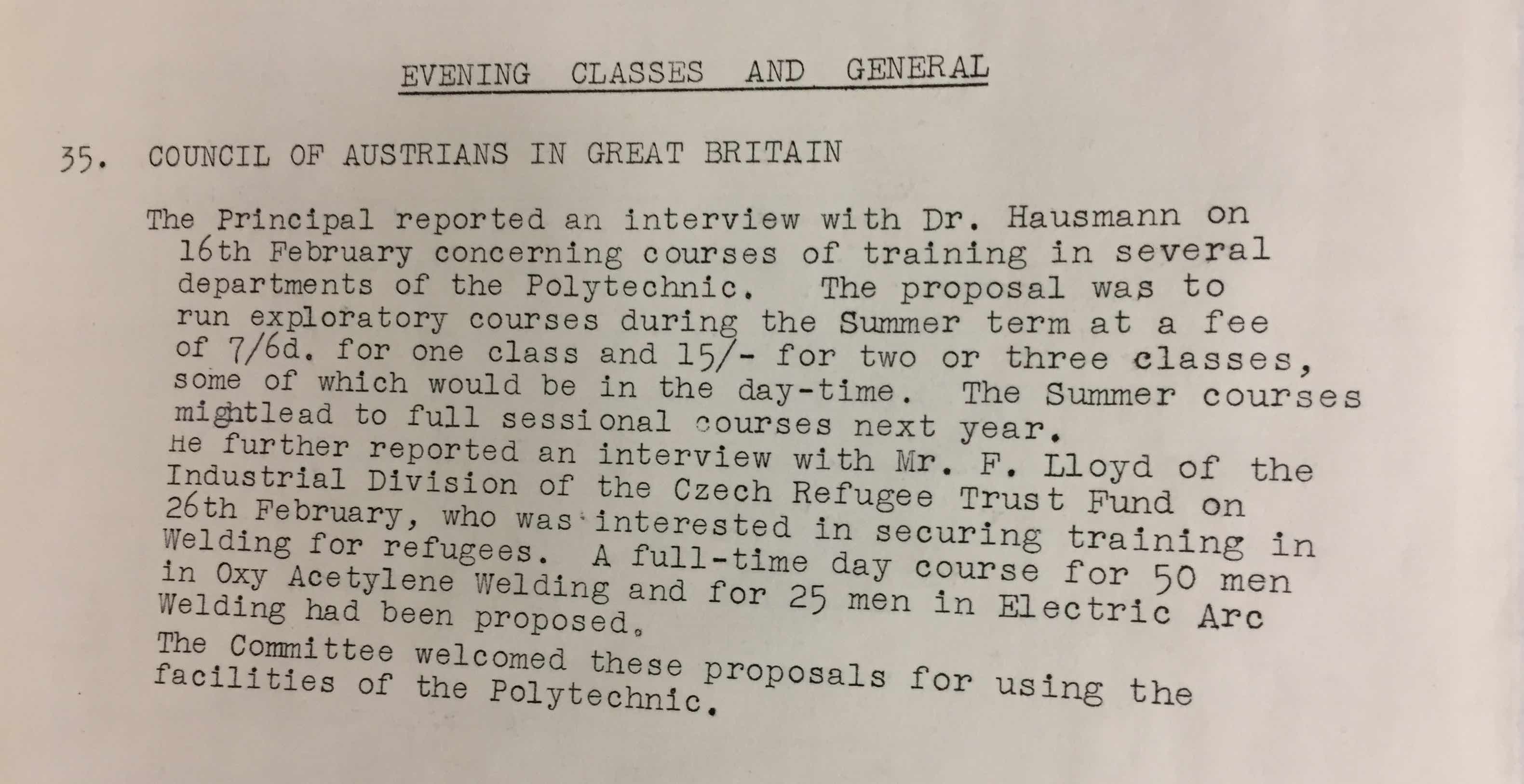 council of Austrians image of archived text