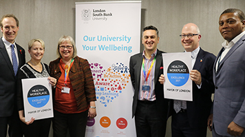 Mayor of London certifies LSBU a healthy place to work