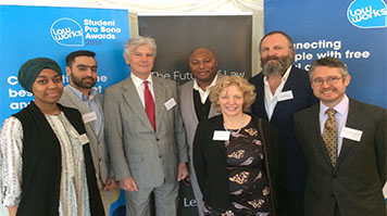 LSBU Law Division shortlisted for LawWorks and Attorney General Student Awards