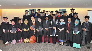 LSBU graduation celebration for Malaysian Ministry of Health alumni